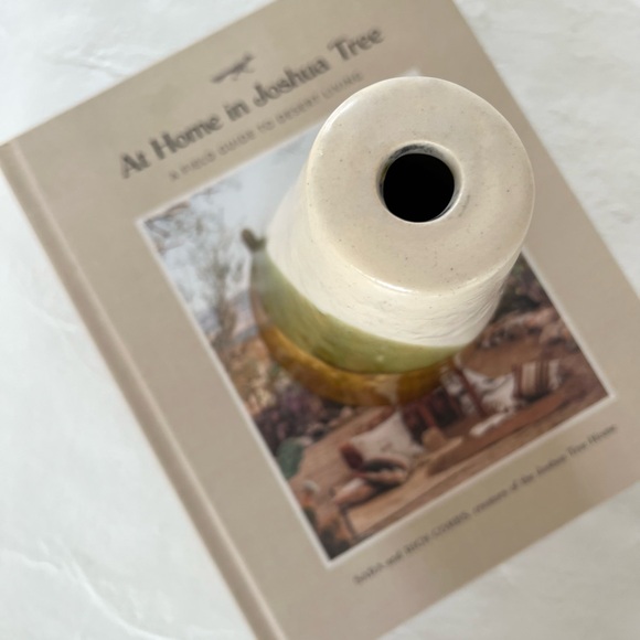 BEAUTIFUL HANDMADE STUDIO POTTERY DRIED FLOWER‎ VASE NEUTRAL COLOURS GLAZING - Picture 8 of 10